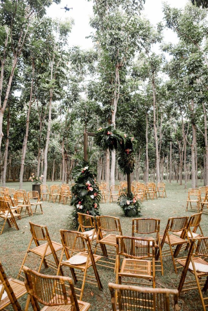Na 'Aina Kai Botanical Gardens wedding ceremony venue
