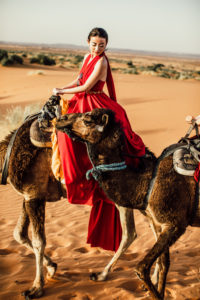 Morocco-Marrakech-El-Fenn-Bahia-Palace-Jardin-Majorelle-Kam-Kam-Dunes-Merzouga-Sahara-Desert-Pre-Wedding-Lilly-Red