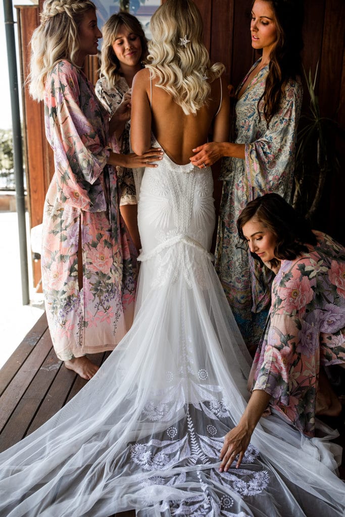 boho chic wedding dress designers