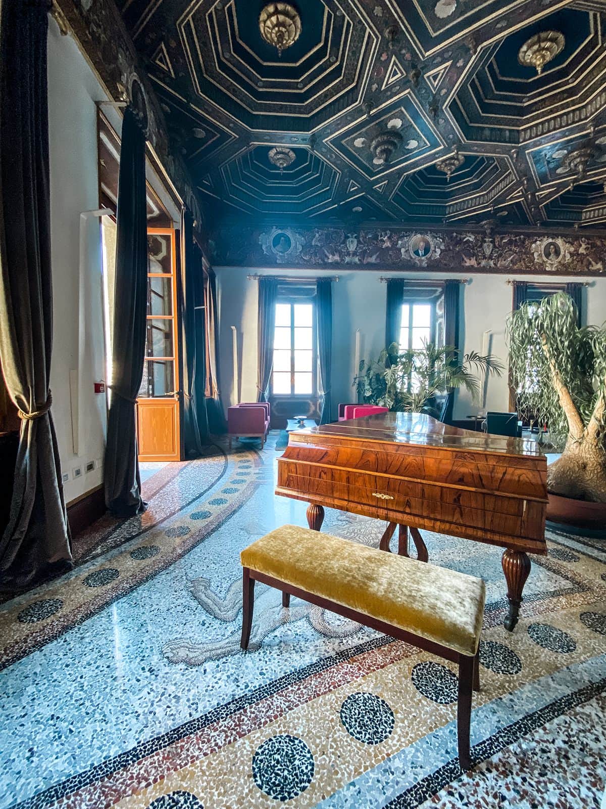 Interior decor of Villa Pliniana, one of the best Lake Como wedding venues