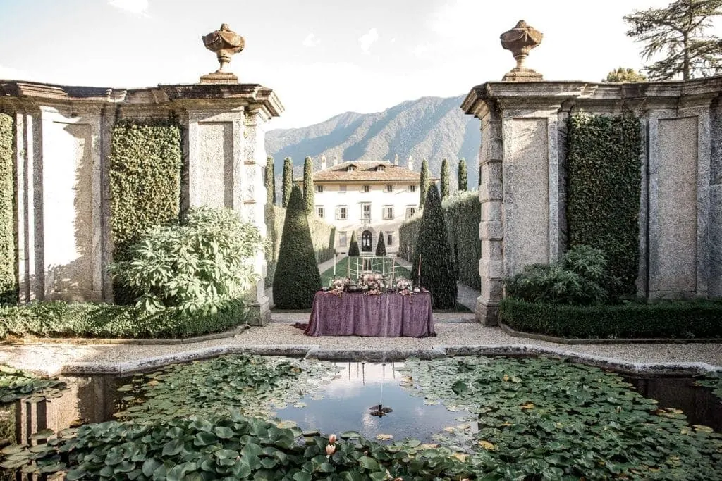 Villa Balbiano ornate and elegant wedding venue in Lake Como