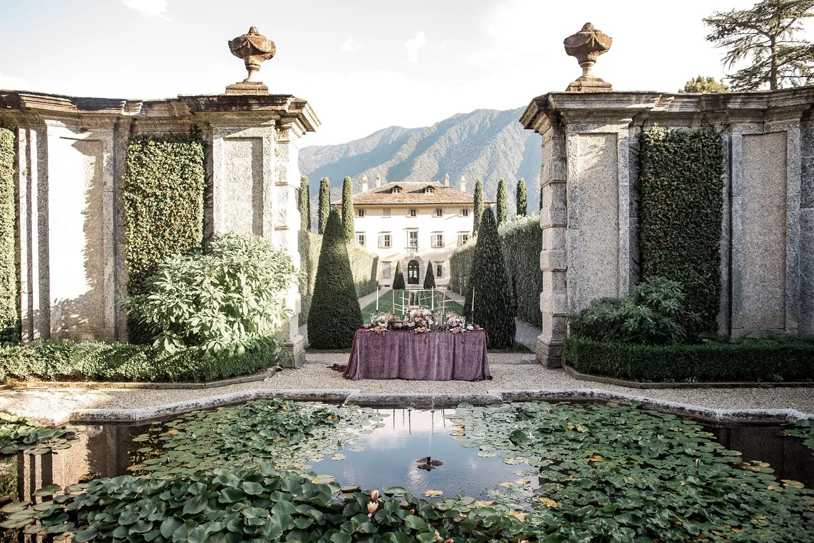 Villa Balbiano ornate and elegant wedding venue in Lake Como