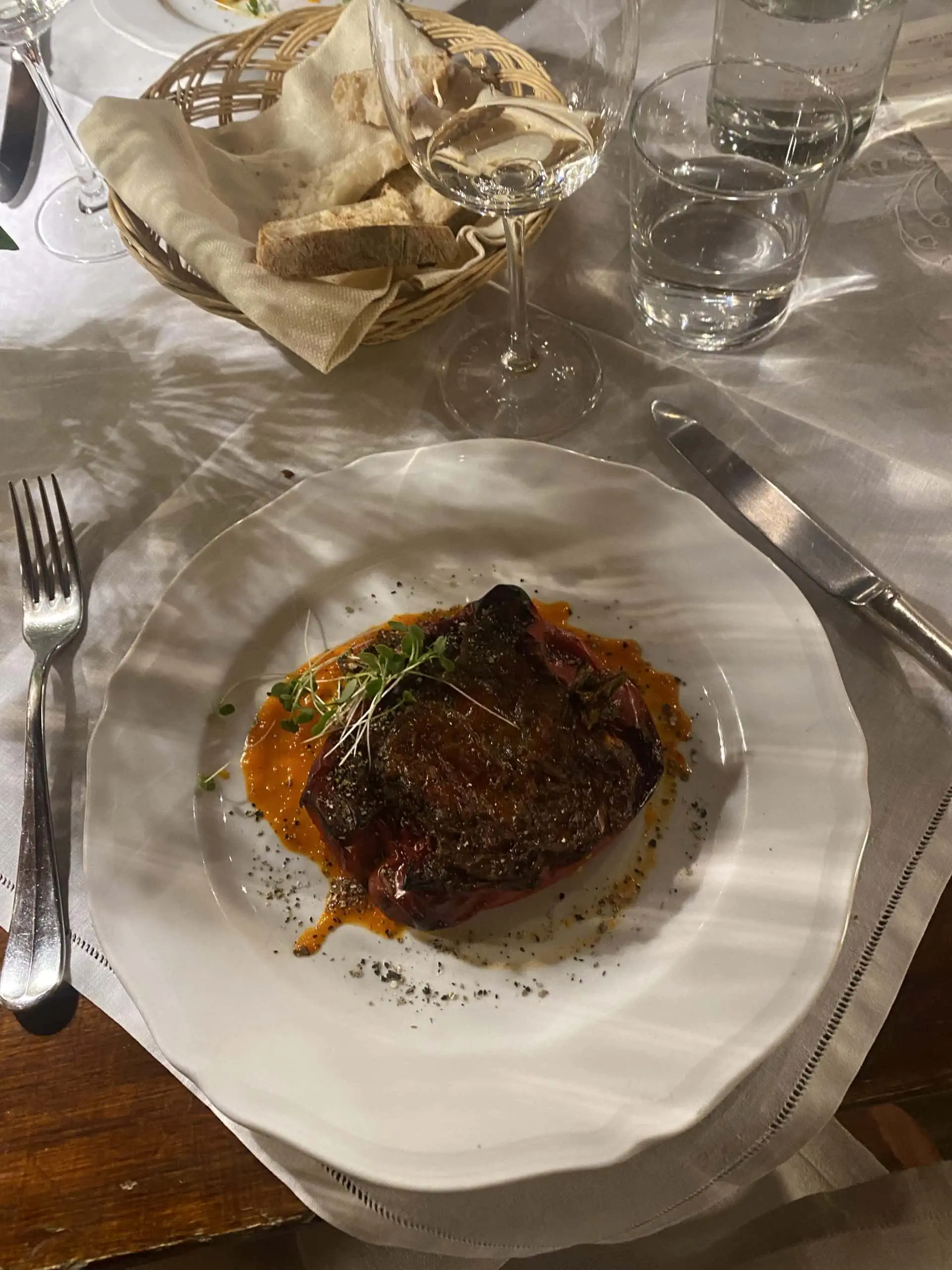 Authentic Italian cuisine at La Costa an agriturismo restaurant in Lake Como