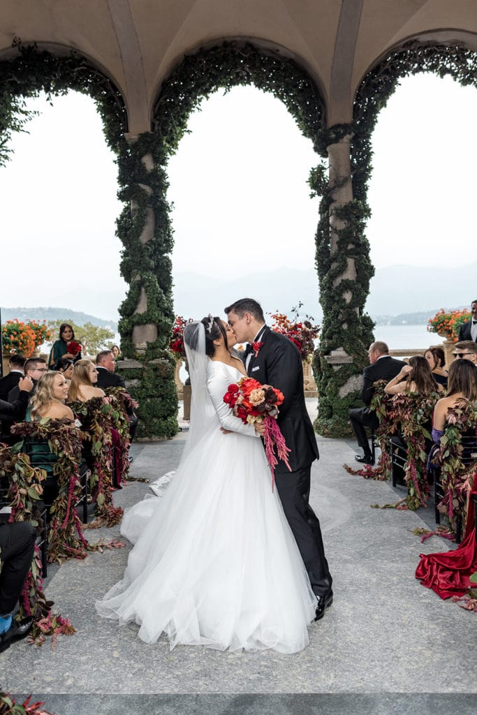 Opulent Villa del Balbianello Wedding Lilly Red