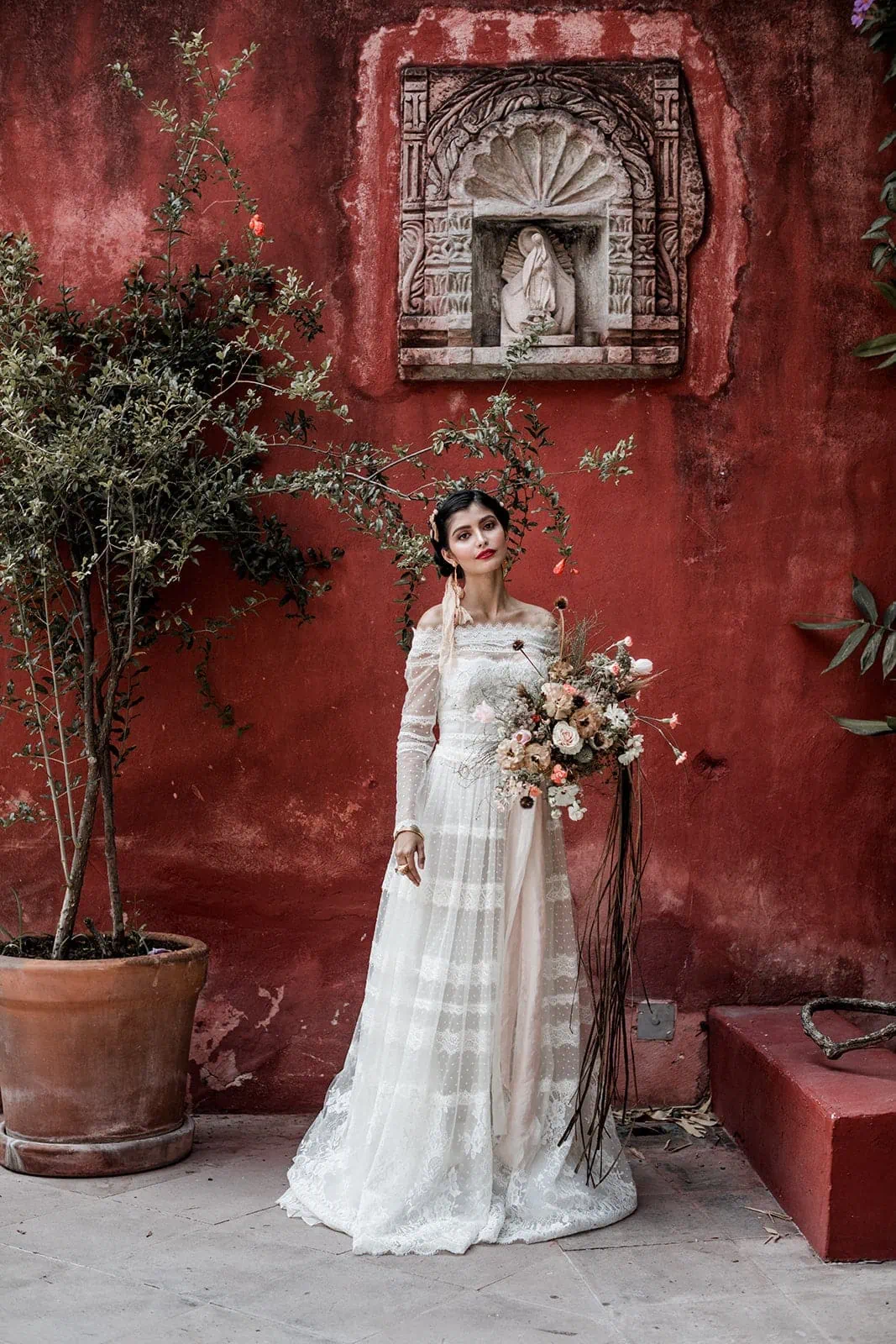 Traditional bride for wedding in San Miguel de Allende
