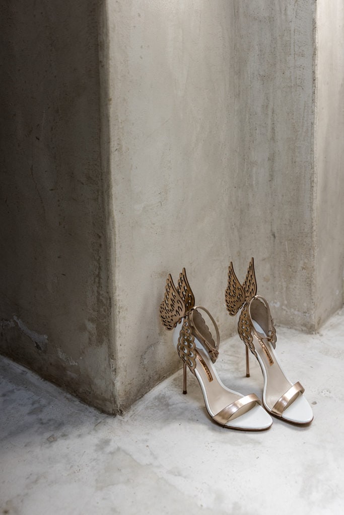 Butterfly heels by Sophia Webster