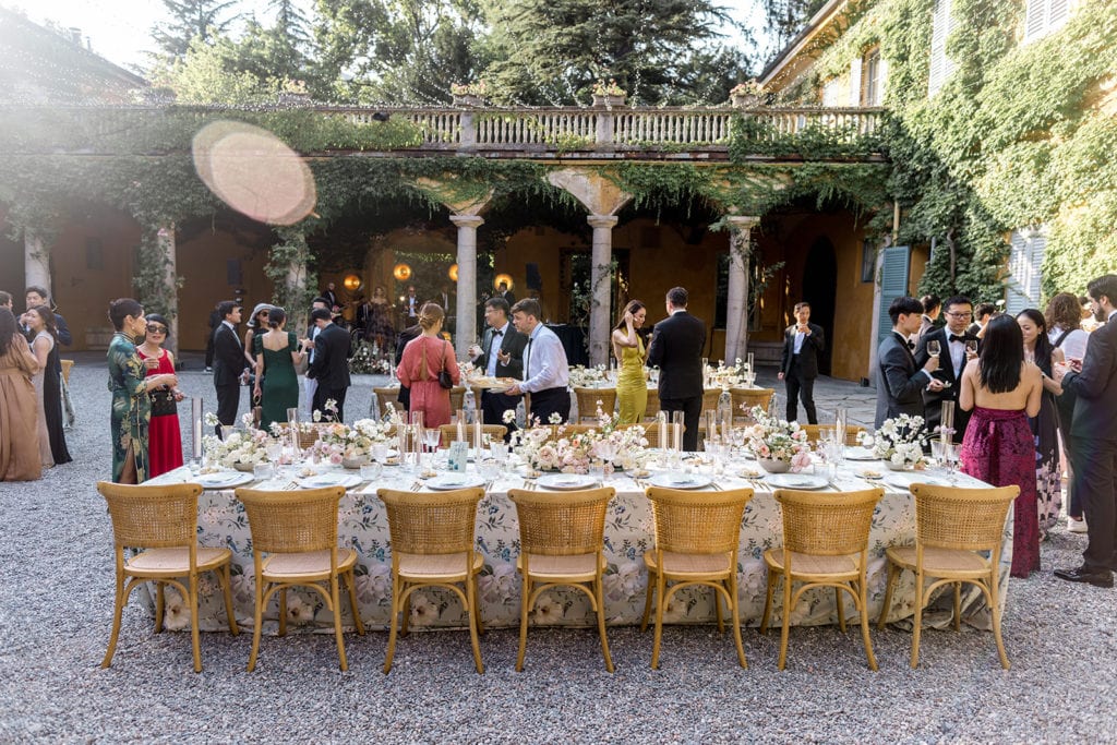 Villa Gastel wedding reception