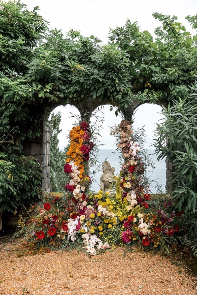 Villa Astor floral arrangements
