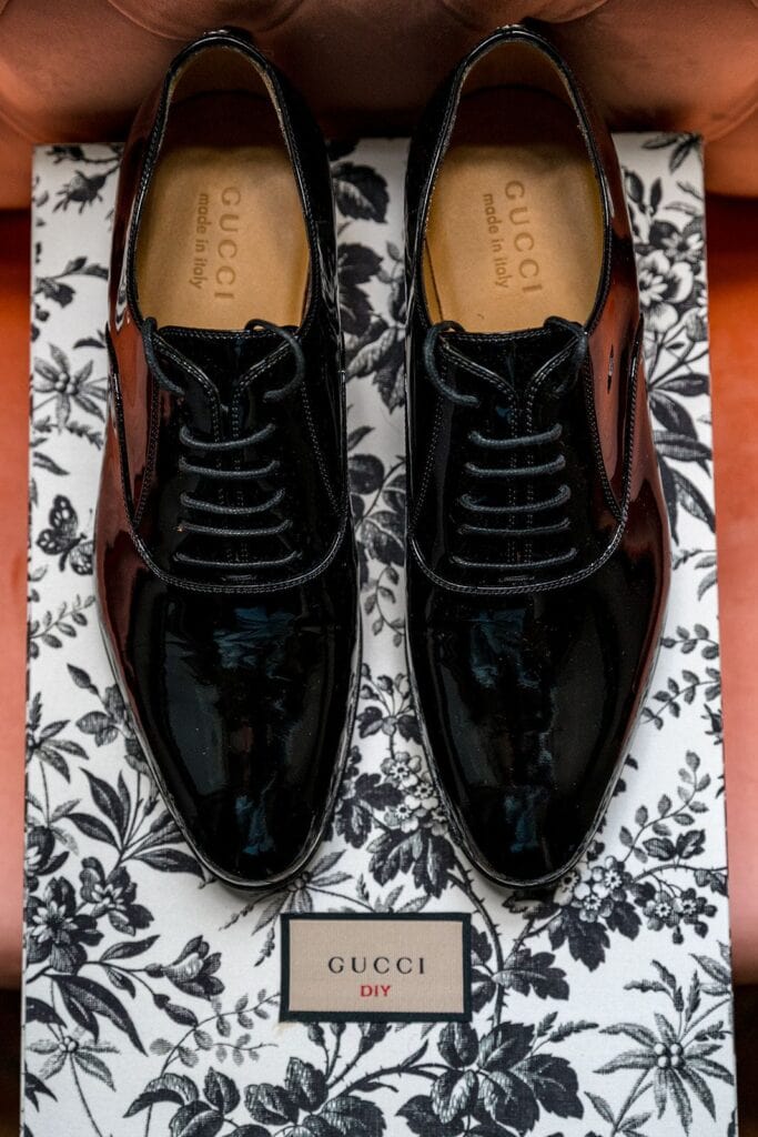 Groom Gucci shoes