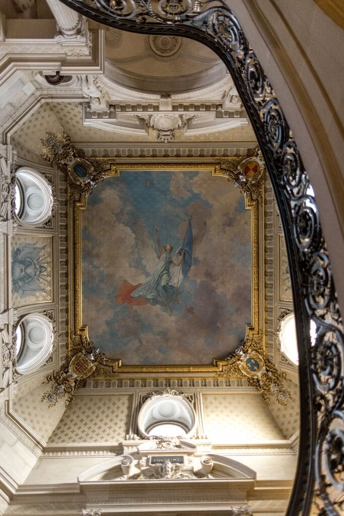 Chateau de Chantilly ceiling mural