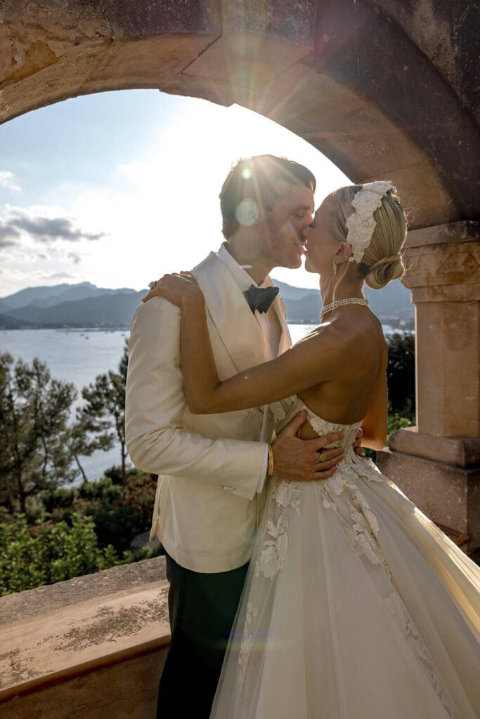 Couples shoot after getting married in Mallorca, photo by Lilly Red